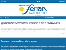 Tablet Screenshot of immobilierferran.com